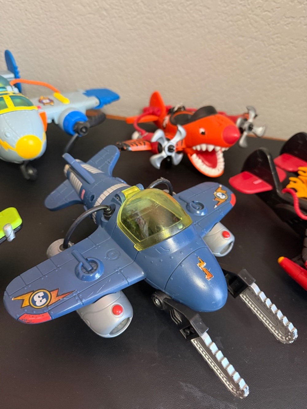 Vintage Fisher Price Imaginext Airplane Sky Racer Tornado Twin Eagle Tiger Shark - Picture 4 of 16